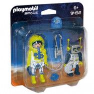 Playmobil Space - Dubbelpaket med astronaut och robot 9492
