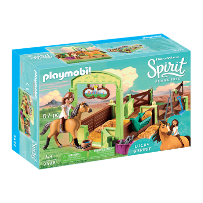 Playmobil, Spirit - Hästbox ”Lucky och Spirit”