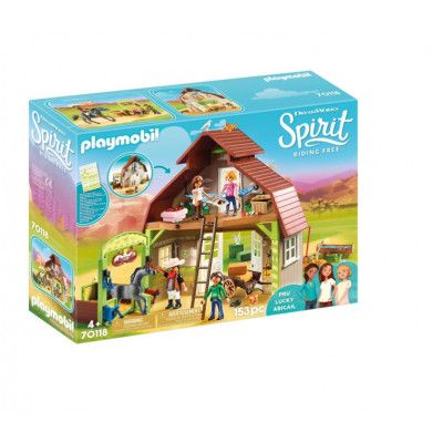 Playmobil Spirit 70118 Ladugård med Lucky Pru och Abigail