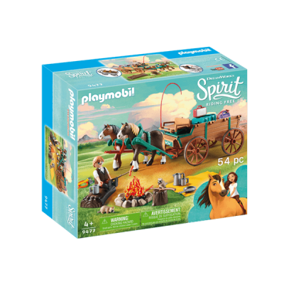 Playmobil, Spirit - Luckys pappa och vagn