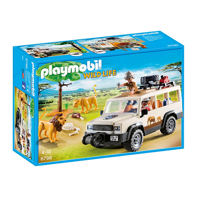 Playmobil Wild Life 6798, Safari 4x4 med vinsch