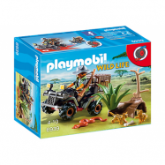 Playmobil, Wild Life 6939 Tjuvskytt med fyrhjuling