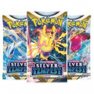 3-pack Pokémon Sword & Shield Silver Tempest boosterpaket samlarkort