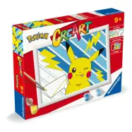 CreArt Pokemon Cheeky Pikachu Måla efter nummer