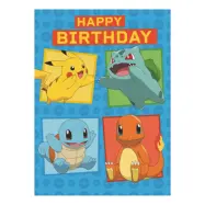 Födelsedagskort Pokémon
