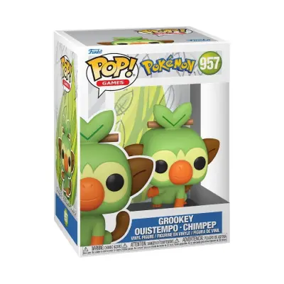 Funko POP! Games Pokemon Grookey 957 - Funko! -  Leksaksaffären
