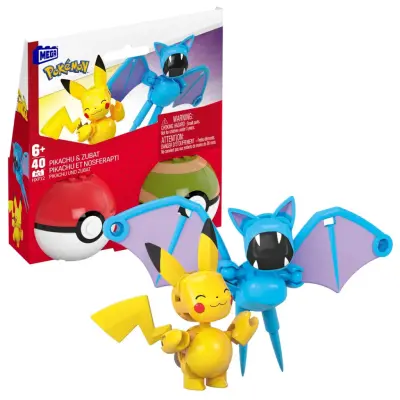 MEGA Pokemon Pokeball 2-Pack Pikachu&Zubat
