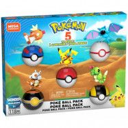 MEGA Pokemon Trainer Pack Pokebollar 5-Pack