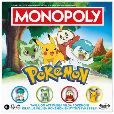 Monopoly Pokemon (SE/FI) - Pokemon -  Leksaksaffären