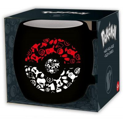 Mugg Pokemon Svart Globe 88160