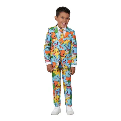 OppoSuits Boys Pokémon Kostym - 110/116