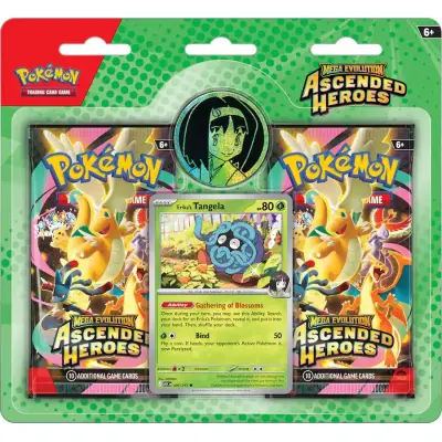 Pokemon Ascended Heroes Enhanced ME2.5 Booster 2-pack Tangela - Pokemon TCG -  Leksaksaffären