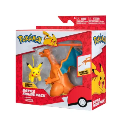 Pokemon Battle Figure Pack Charizard och Pikachu - Pokemon -  Leksaksaffären