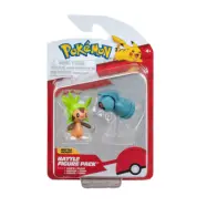 Pokemon Battle Figure Pack Chespin + Beldum - Pokemon -  Leksaksaffären