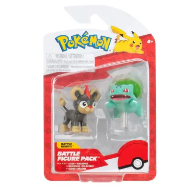 Pokemon Battle Figure Pack Litleo + Bulbasaur - Pokemon -  Leksaksaffären