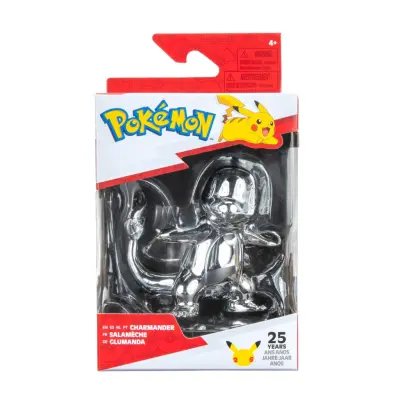 Pokemon Battle Figure Select Silver Charmander - Pokemon -  Leksaksaffären