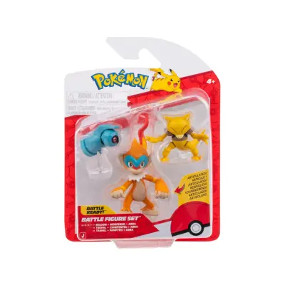 Pokemon Battle Figure Set Beldum + Monferno + Abra - Pokemon -  Leksaksaffären