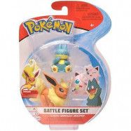 Pokemon Battle Figure Set Flareon+Munchlax+Jigglypuff 97694