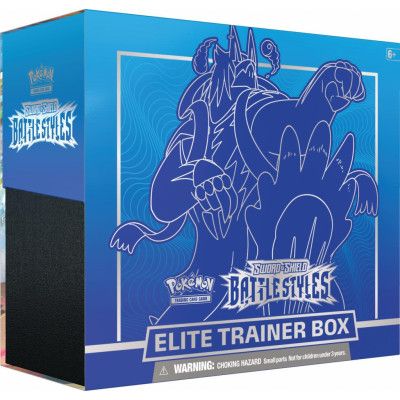Pokemon Battle Styles Sword & Shield 5 Elite Trainer Box Blå