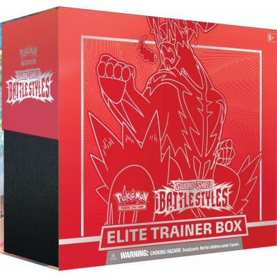 Pokemon Battle Styles Sword & Shield 5 Elite Trainer Box Röd