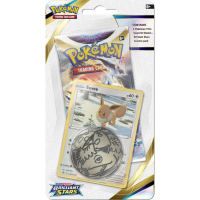 Pokemon Checklane Brilliant Stars SWSH9 (Välj variant) : Model - Eevee