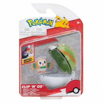 Pokemon Clip n Go  : Model - Rowlet & Nest Ball