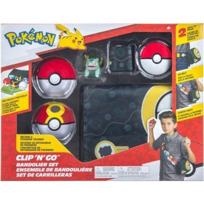 Pokemon Clip n Go Bandolier Set Bulbasaur