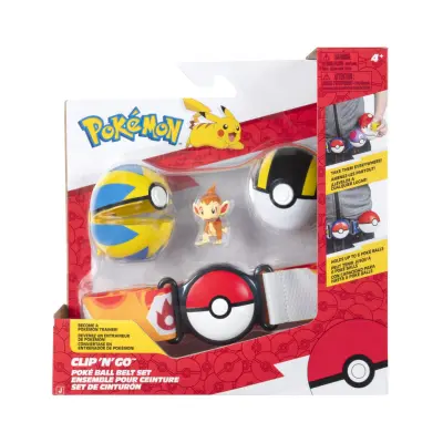 Pokemon Clip n Go Belt Set Chimchar - Pokemon -  Leksaksaffären