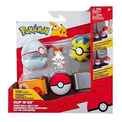 Pokemon Clip 'N Go Belt Set Scorbunny