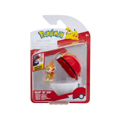 Pokemon Clip n Go Chimchar + Repeat Ball - Pokemon -  Leksaksaffären