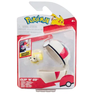 Pokemon Clip n Go Fidough + Timer Ball - Pokemon -  Leksaksaffären