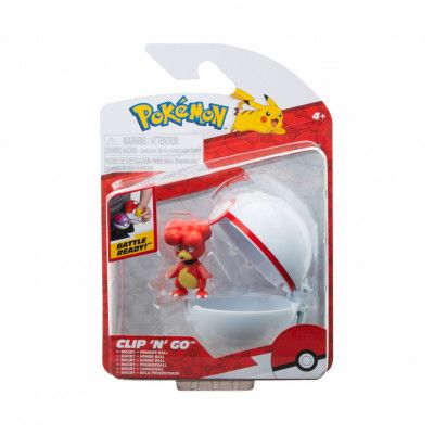 Pokemon Clip n Go Magby + Premier Ball