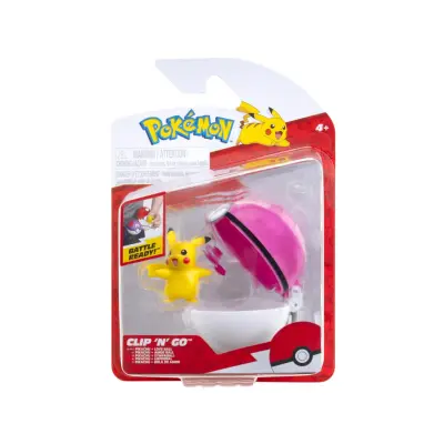 Pokemon Clip n Go Pikachu + Love Ball - Pokemon -  Leksaksaffären