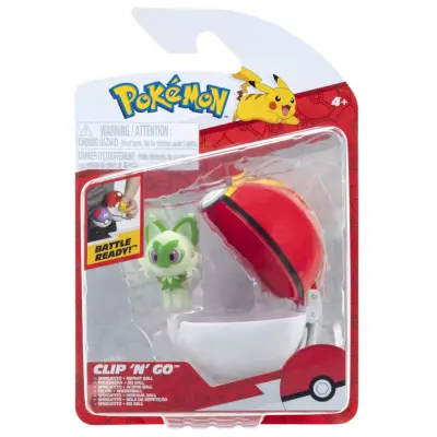 Pokemon Clip n Go Sprigatito + Repeat - Pokemon -  Leksaksaffären