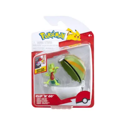 Pokemon Clip n Go Treecko + Nest Ball - Pokemon -  Leksaksaffären
