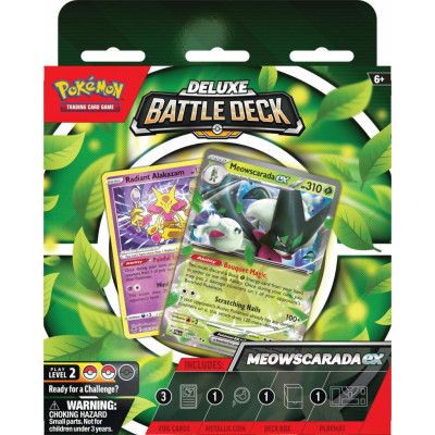 Pokemon Deluxe Battle Deck ex : Model - Meowscarada - Pokemon TCG -  Leksaksaffären
