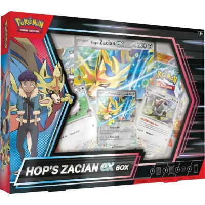 Pokemon Hop's Zacian ex Box - Pokemon TCG -  Leksaksaffären