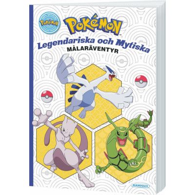Pokemon Legendariska och mystiska målaräventyr Målarbok - Pokemon -  Leksaksaffären