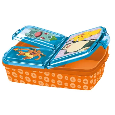 Pokemon Matlåda med tre fack - Pokemon -  Leksaksaffären