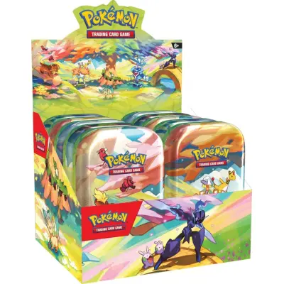 Pokemon Mini Tin Vibrant Paldea Hel Display
