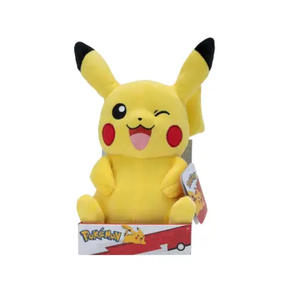 Pokemon Mjukdjur 30cm Pikachu Blinkande - Pokemon -  Leksaksaffären