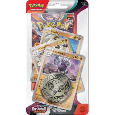 Pokemon Obsidian Flames Premium Checklane : Model - Mankey