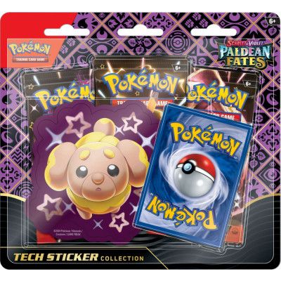 Pokemon Paldean Fates Tech Sticker Collection : Model - Fidough