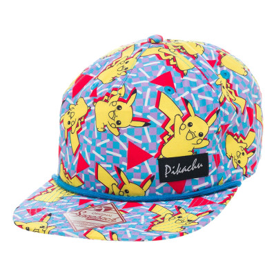 Pokemon Pikachu Snapback Keps Flerfärgad - One size
