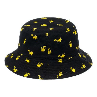 Pokemon Pikachu Svart Solhatt - One size