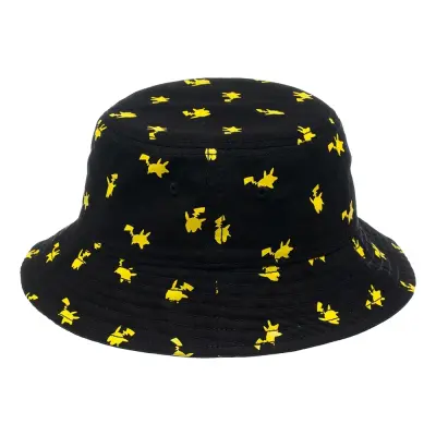 Pokemon Pikachu Svart Solhatt - One size