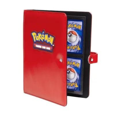 Pokemon Premium Snap Binder 4-Pocket Röd - Pokemon TCG -  Leksaksaffären
