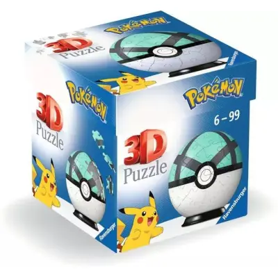 Pokemon Pusselboll 3D 55 bitar Net Ball (Grön)