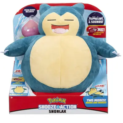 Pokemon Snooze Action Snorlax