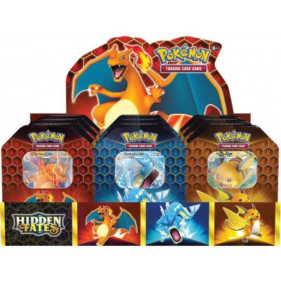 Pokemon Tin 9-Pack GX Hidden Fates
